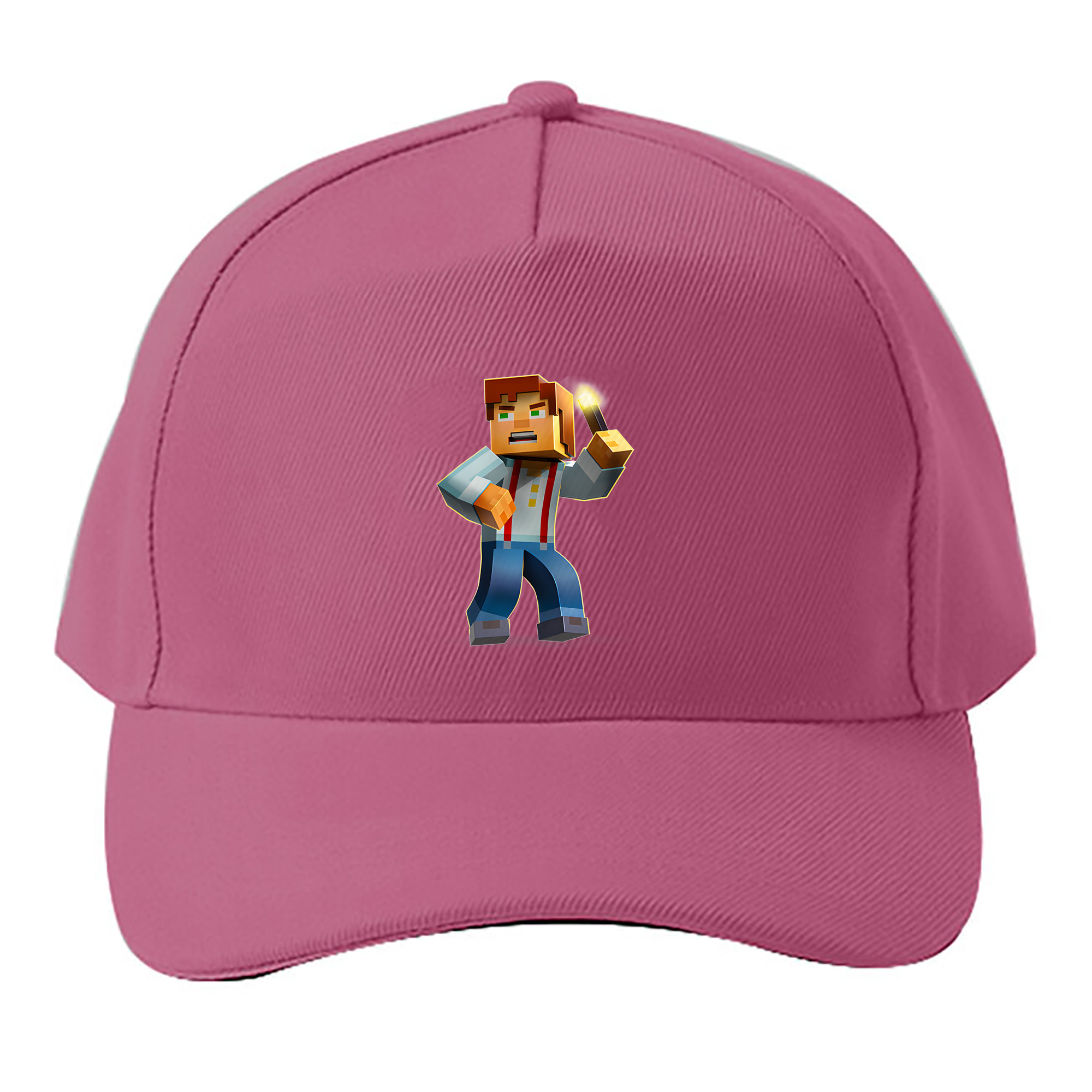 （画像用） マインクラフト ブロックの世界 Minecraft MC Block world ベースボールキャップ 綿100％ 男女兼用 帽子 スポーツ